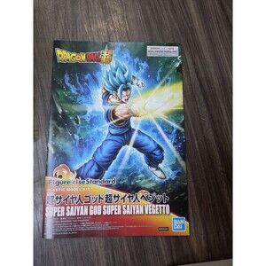 Open Box New Figure-rise Standard Dragon Ball GOD SUPER SAIYAN VEGETTO Model Kit